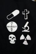 A quantity of Damien Hirst workshop T-shirts.
