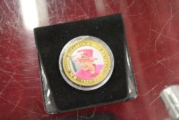 A commemorative coin.