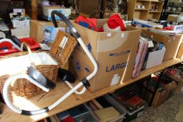 A quantity of household items and toys.