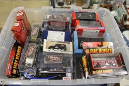 A large box of model cars.