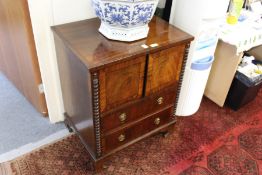 A 19th century mahogany wash stand.
