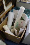 A quantity of various unframed posters by various artists.