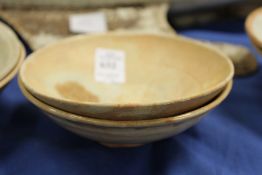 Two early Chinese pottery bowls.