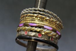 A quantity of bangles.