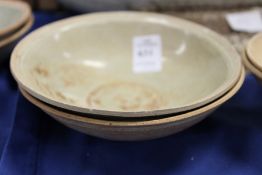 Two early Chinese pottery bowls.