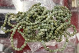 A Chinese bead necklace.