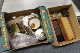 A large quantity of clock parts etc.