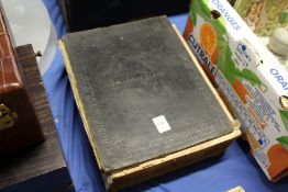 A 19th century Bible.