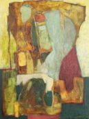 Tadeusz Was (1915-2005) Polish, Composition, Oil on Canvas, Signed and Dated 64, and inscribed on