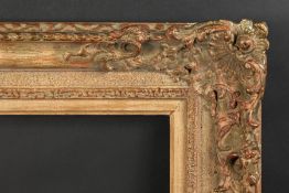 A Late 19th Century Gilt Composition Frame. 22.75