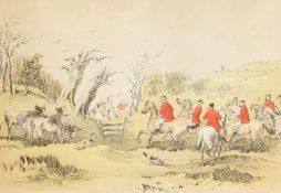 M & N Hanhart. A Set of Four Chromolithographs of Humorous Hunt Scenes, 10