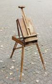 An Early 20th Century French Portable Easel, Beech. 54