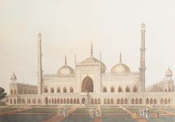 After Henry Salt. A Modern Print of 'Mosque at Lucknow', 18