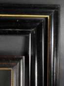Three Ebonised Frames. 33