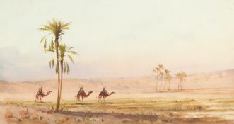 Early 20th Century School. 'Bir Adas' a Scene of Palestine 1916, Watercolour. 5.25