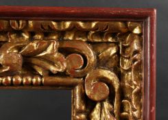 A 19th Century Carved Frame with Scrolling Foliage, 14.5