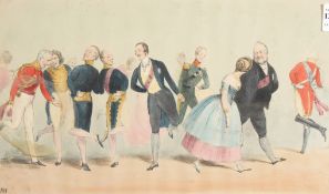 After John 'HB' Doyle. 'The New Polka or Dance of Peace', Lithograph, 10