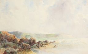 W. Cecil Dunford (1885-1969). A Coastal Landscape, Watercolour, Signed. 13