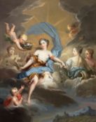 Jacques-Francois Delyen (1684-1761) Court Painter of King Louis XV. 'Aurora Triumphant' and 'Diana