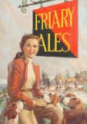 Van Jones. 'Friary Ales', Artwork for Friary Ales Poster, Signed, Oil on Board. 27