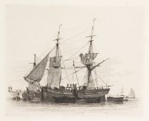 A Collection of Eighteen Plates of Shipping and Craft by E. W. Cooke, (18).