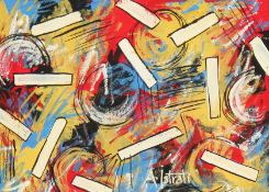 Century. An Abstract Composition, Mixed Media, Signed A. Istrati. 6