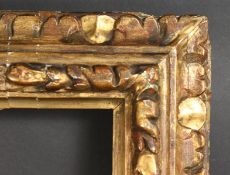 An 18th Century Carved Frame with Foliate Decoration. 29.5
