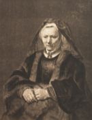 Earlom after Rembrandt. 'Rembrandt's Wife', 18