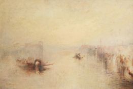 Attributed to William Joseph Caesar Bond (1833-1926) British. A Scene of the Grand Canal with