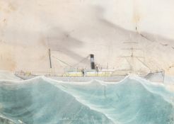 Early 20th Century School. A Watercolour Drawing of SS. New Quay, A/F, Unframed. 15