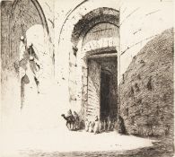 A Collection of Nineteen Banello Etchings, Signed and Inscribed in Pencil, Various Sizes, (19).