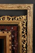 A 19th Century Carved Florentine Frame. 13.5