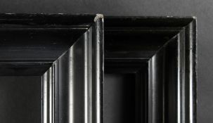 A Pair of Early 20th Century Ebonized Frames. Each 29