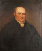John Arrowsmith, 19th Century, British. Portrait of a Gentleman, Oil on Canvas, Inscribed Verso '
