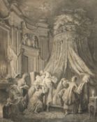 After Baudouin. 'Le Couche de la Mariee', Engraving, 18