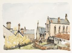 Edward Wesson (1910-1983). A View of a Church, 8.5