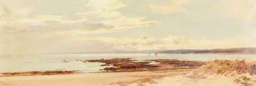 Frederick John Widgery (1861-1942) British. 'The Mouth of the Exe, Exmouth, Devon', a Coastal