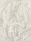 After Stanley Spencer, 'Family Group', an Unsigned Print Numbered 106/200, 15