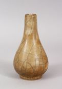 A CHINESE SMALL SONG STYLE CRACKLE GLAZED POTTERY VASE, 12.5cm