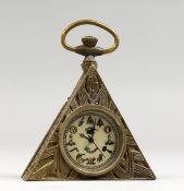 A MASONIC STYLE POCKET WATCH.