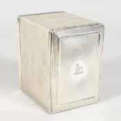 A SUPERB DOUBLE-ENDED TEA CADDY. London 1833. Maker: CB & WS.