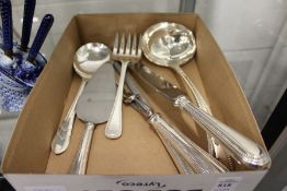 A bead patterned carving set and similar items.