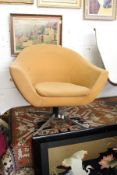 A 1970's swivel chair.