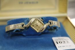 A ladies' Lobor watch boxed.