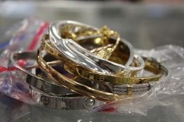 A quantity of bangles.