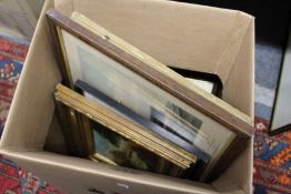 A small group of paintings, prints and engravings.