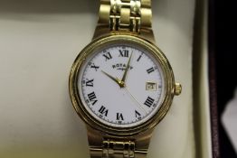 A cased gent's Rotary wristwatch.