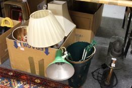 Decorative lamps, lighting etc.