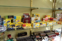 A good large collection of Vanguard's model toy cars, boxed together with similar items.
