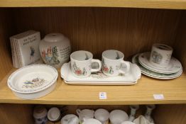 Wedgwood Peter Rabbit nursery china.